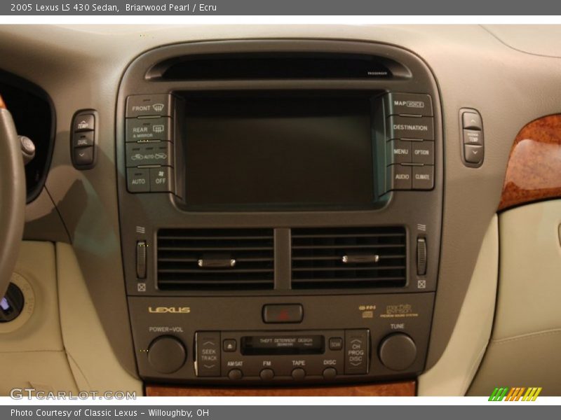 Controls of 2005 LS 430 Sedan