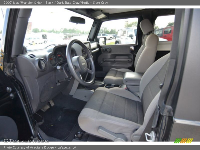 Black / Dark Slate Gray/Medium Slate Gray 2007 Jeep Wrangler X 4x4