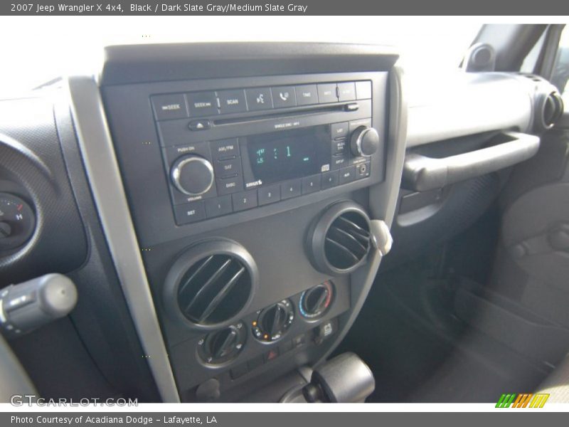 Black / Dark Slate Gray/Medium Slate Gray 2007 Jeep Wrangler X 4x4