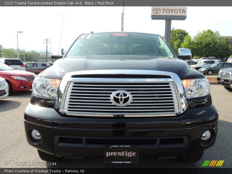 Black / Red Rock 2012 Toyota Tundra Limited Double Cab 4x4