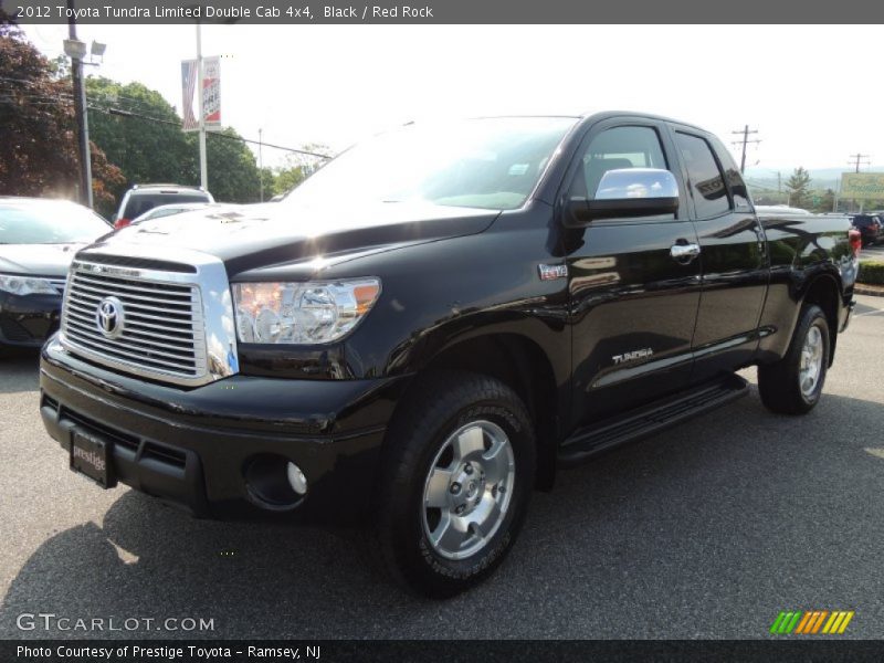 Black / Red Rock 2012 Toyota Tundra Limited Double Cab 4x4