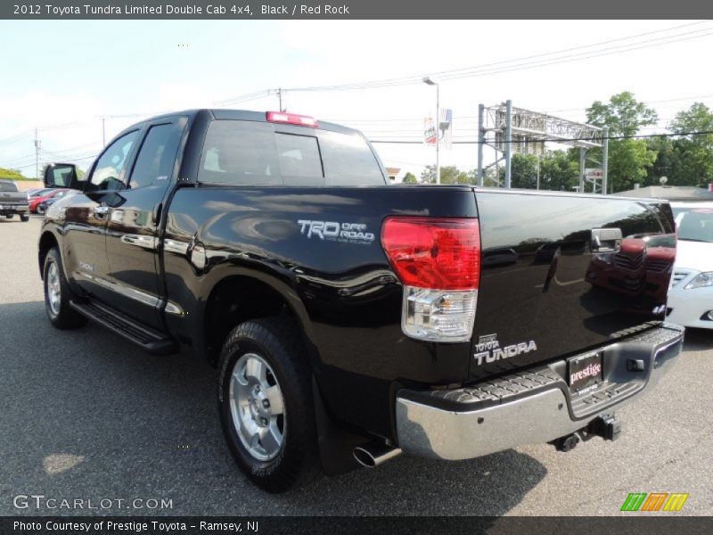 Black / Red Rock 2012 Toyota Tundra Limited Double Cab 4x4