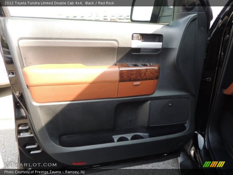 Black / Red Rock 2012 Toyota Tundra Limited Double Cab 4x4