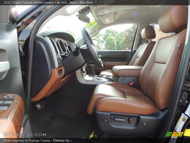 Black / Red Rock 2012 Toyota Tundra Limited Double Cab 4x4