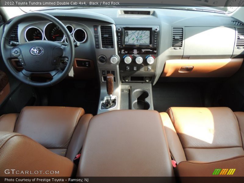 Black / Red Rock 2012 Toyota Tundra Limited Double Cab 4x4
