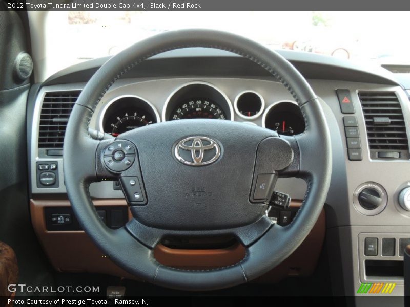 Black / Red Rock 2012 Toyota Tundra Limited Double Cab 4x4