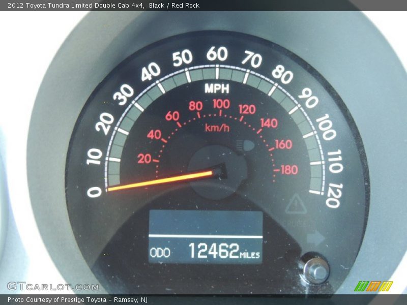 Black / Red Rock 2012 Toyota Tundra Limited Double Cab 4x4
