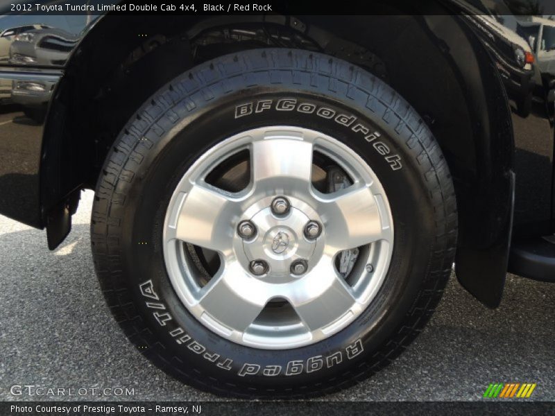 Black / Red Rock 2012 Toyota Tundra Limited Double Cab 4x4
