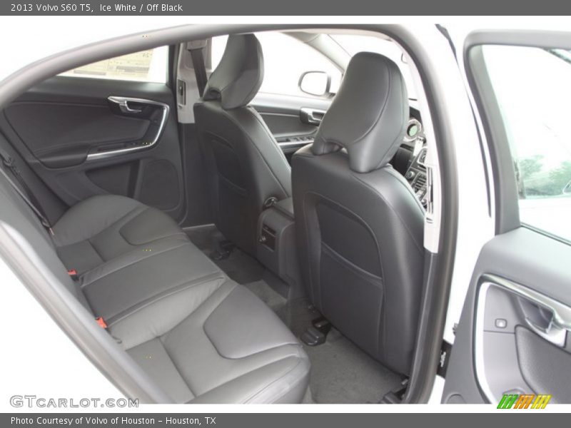 Ice White / Off Black 2013 Volvo S60 T5