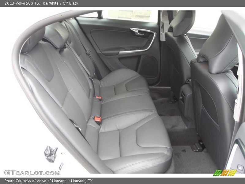 Ice White / Off Black 2013 Volvo S60 T5