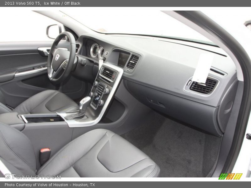 Ice White / Off Black 2013 Volvo S60 T5