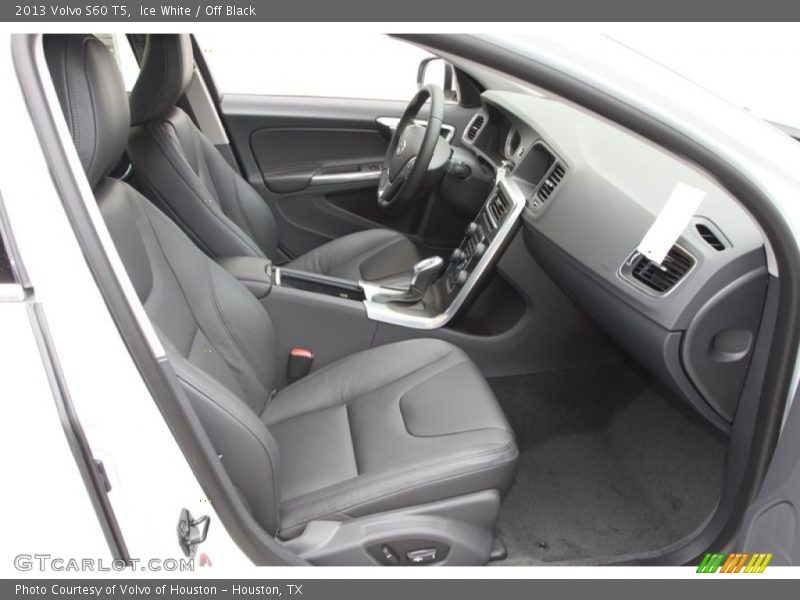 Ice White / Off Black 2013 Volvo S60 T5