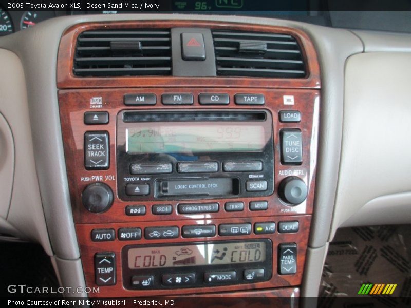 Controls of 2003 Avalon XLS