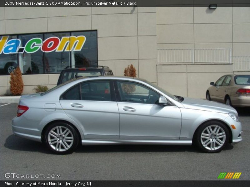 Iridium Silver Metallic / Black 2008 Mercedes-Benz C 300 4Matic Sport