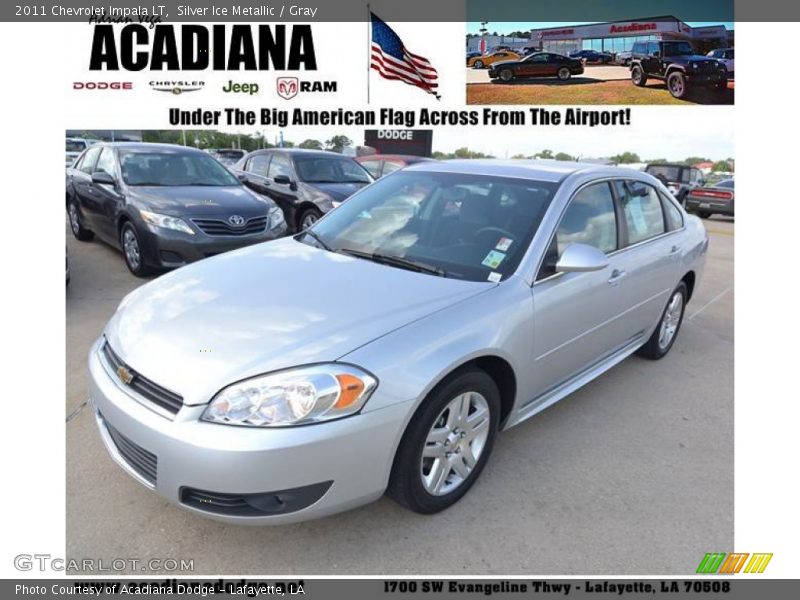 Silver Ice Metallic / Gray 2011 Chevrolet Impala LT