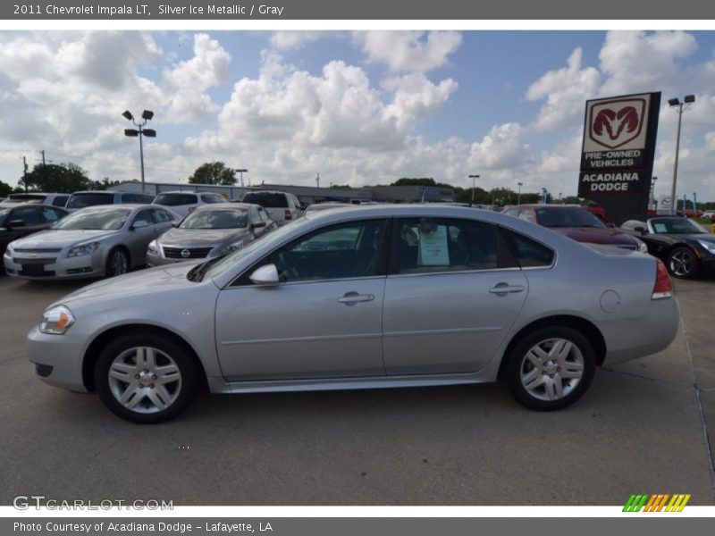 Silver Ice Metallic / Gray 2011 Chevrolet Impala LT
