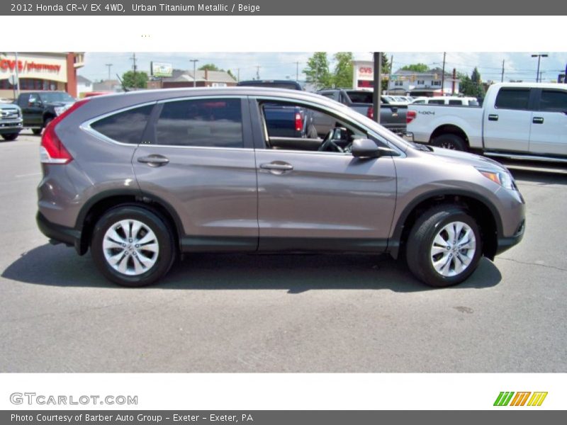 Urban Titanium Metallic / Beige 2012 Honda CR-V EX 4WD