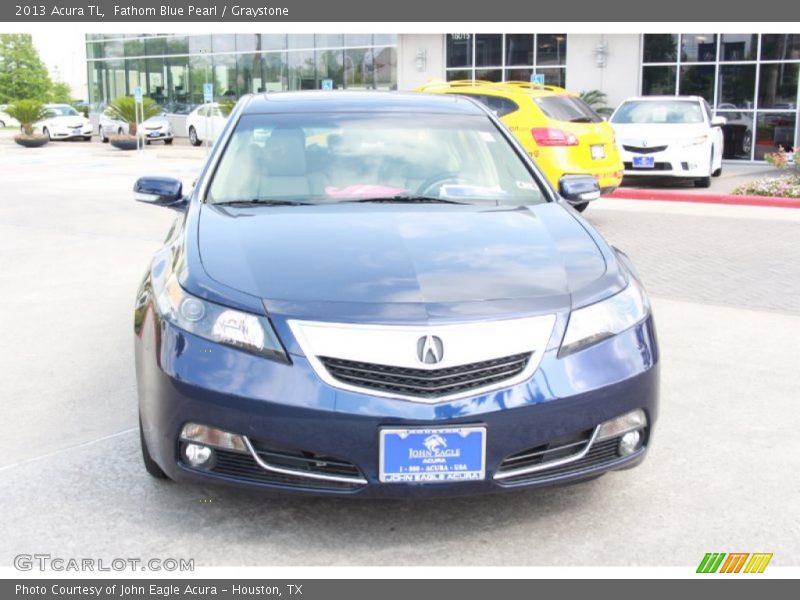 Fathom Blue Pearl / Graystone 2013 Acura TL