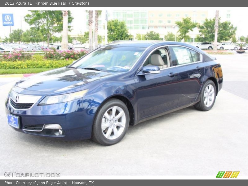 Fathom Blue Pearl / Graystone 2013 Acura TL