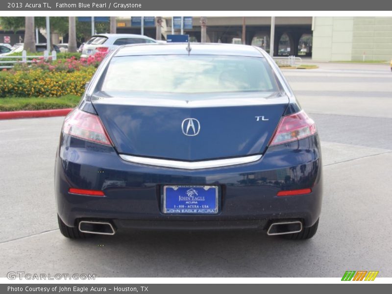 Fathom Blue Pearl / Graystone 2013 Acura TL