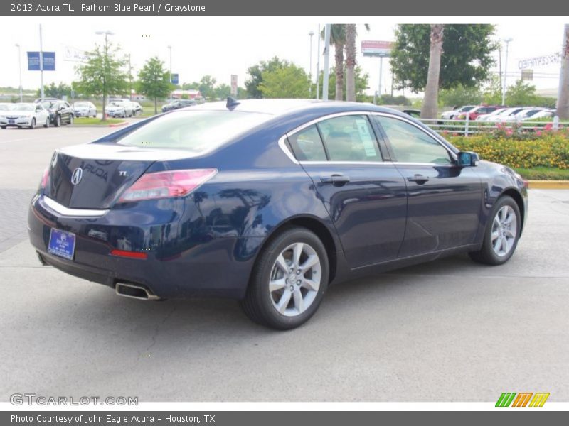 Fathom Blue Pearl / Graystone 2013 Acura TL