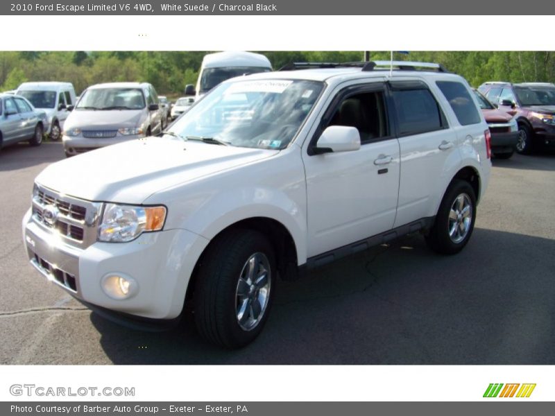 White Suede / Charcoal Black 2010 Ford Escape Limited V6 4WD