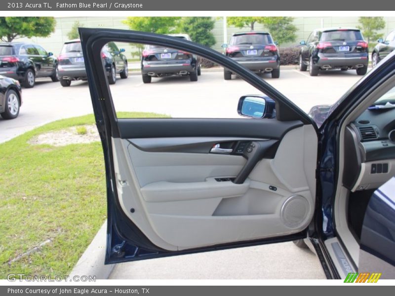 Fathom Blue Pearl / Graystone 2013 Acura TL