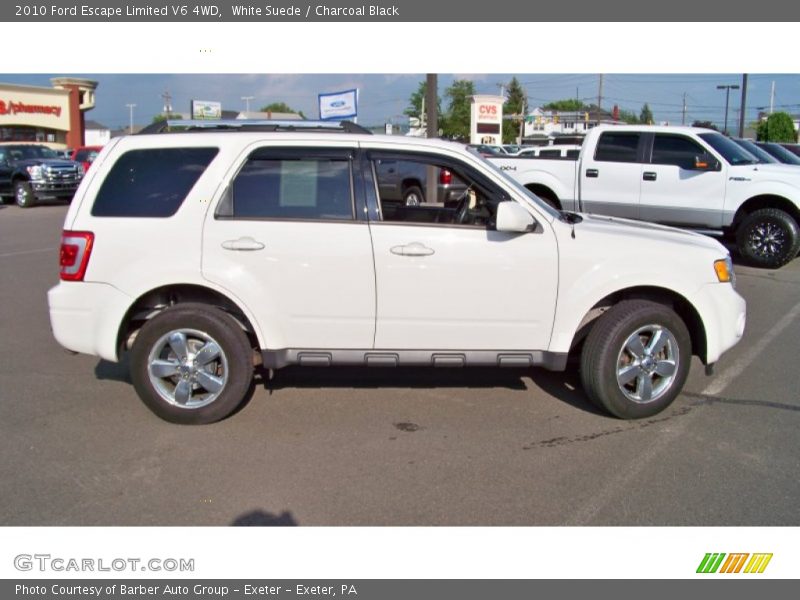 White Suede / Charcoal Black 2010 Ford Escape Limited V6 4WD