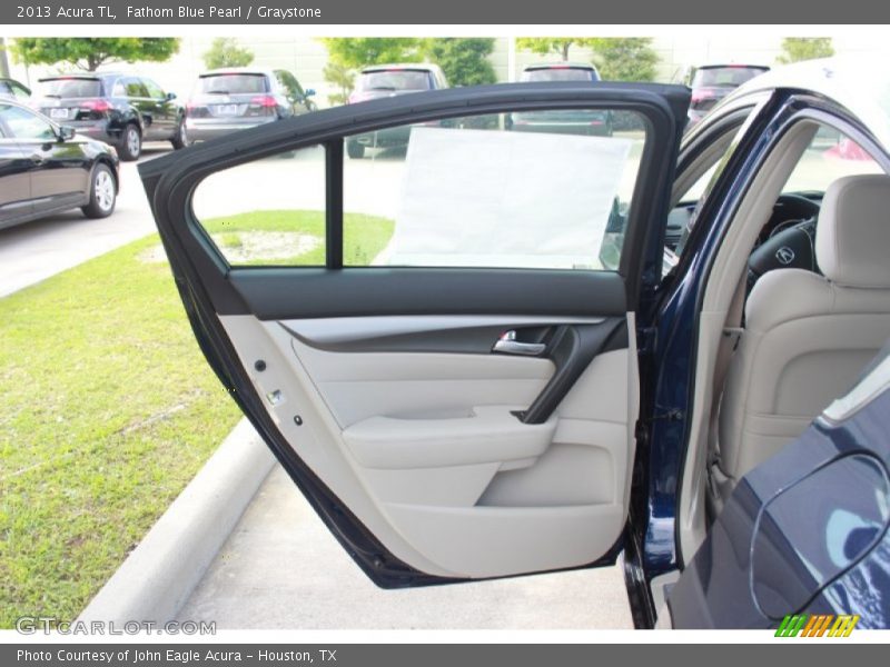 Fathom Blue Pearl / Graystone 2013 Acura TL