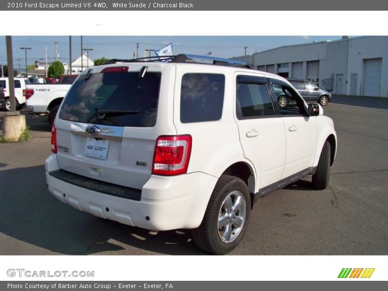 White Suede / Charcoal Black 2010 Ford Escape Limited V6 4WD