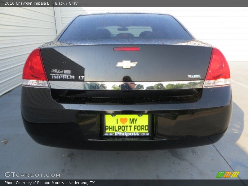 Black / Gray 2010 Chevrolet Impala LT