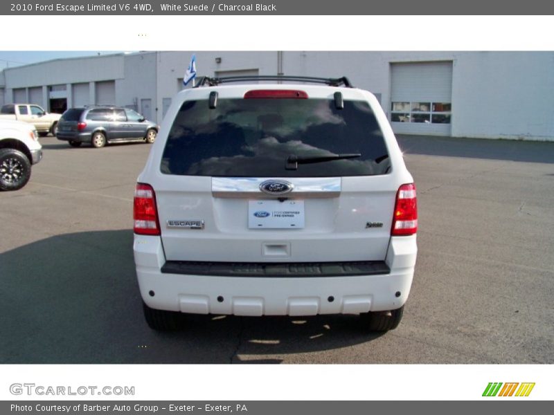 White Suede / Charcoal Black 2010 Ford Escape Limited V6 4WD