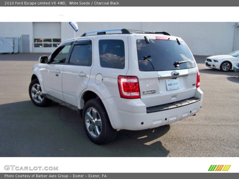 White Suede / Charcoal Black 2010 Ford Escape Limited V6 4WD