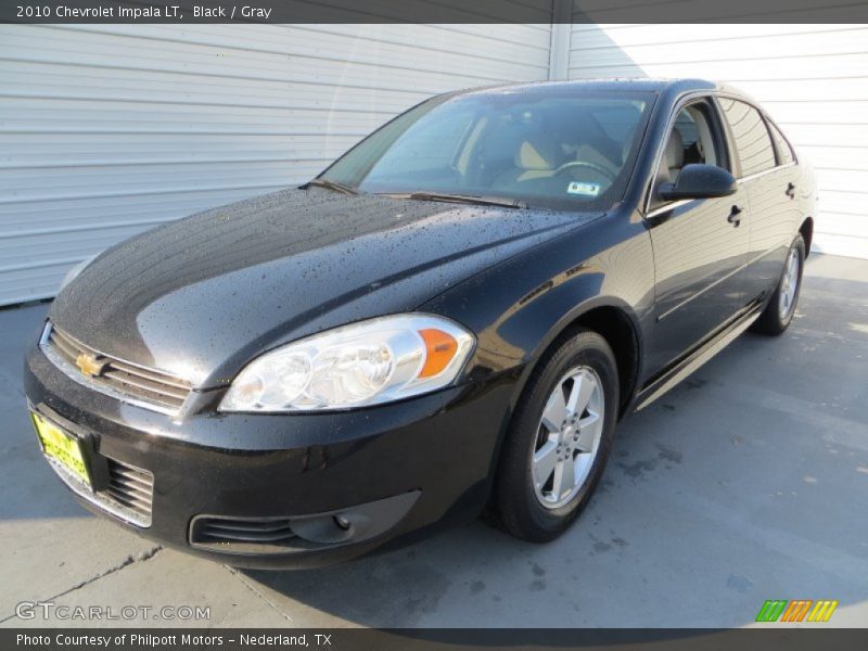 Black / Gray 2010 Chevrolet Impala LT