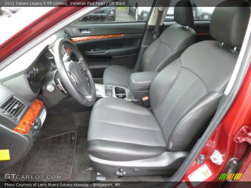  2012 Legacy 3.6R Limited Off Black Interior