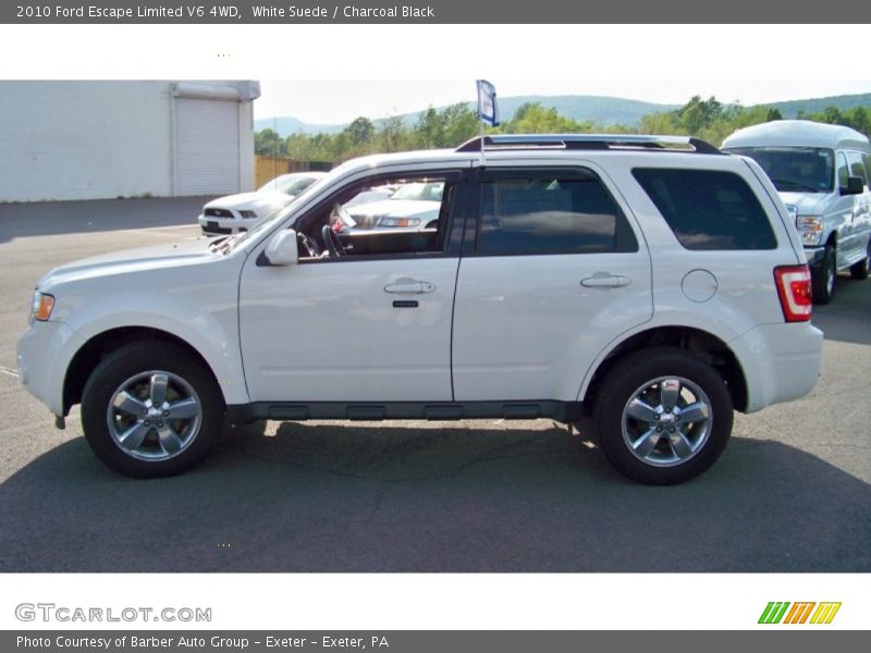 White Suede / Charcoal Black 2010 Ford Escape Limited V6 4WD