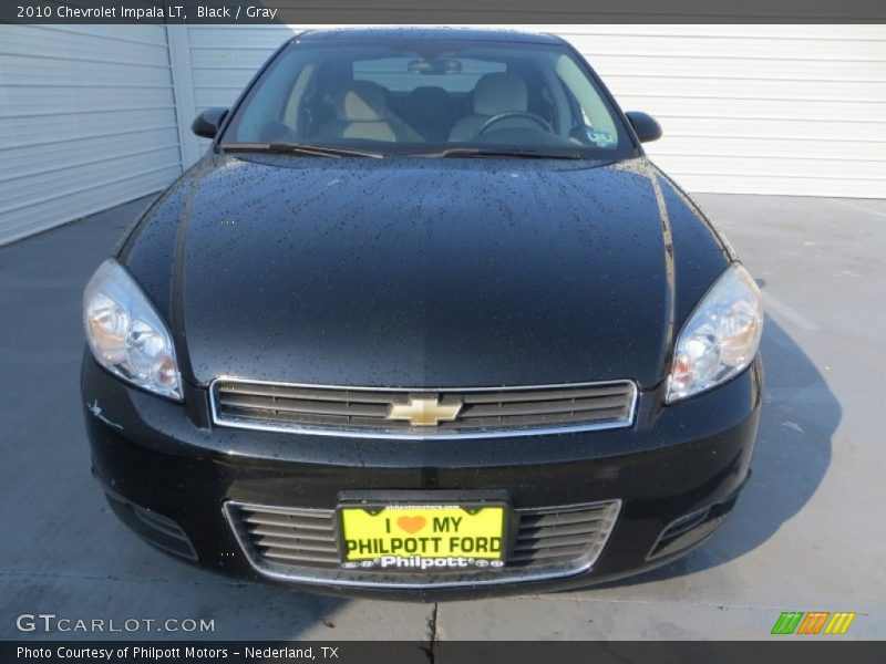 Black / Gray 2010 Chevrolet Impala LT