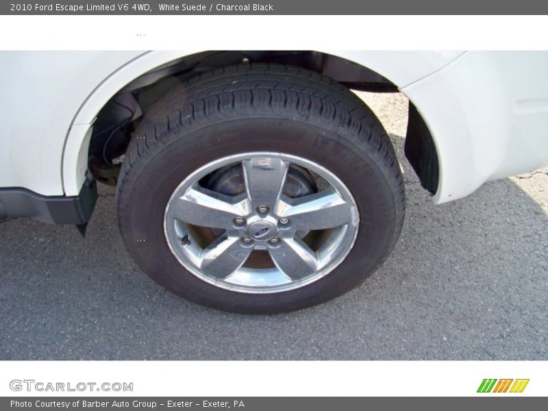 White Suede / Charcoal Black 2010 Ford Escape Limited V6 4WD