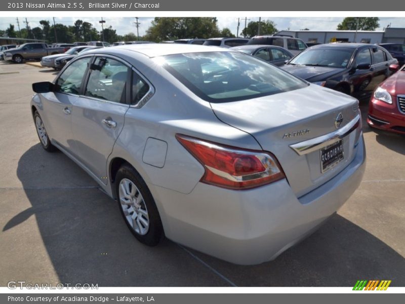 Brilliant Silver / Charcoal 2013 Nissan Altima 2.5 S