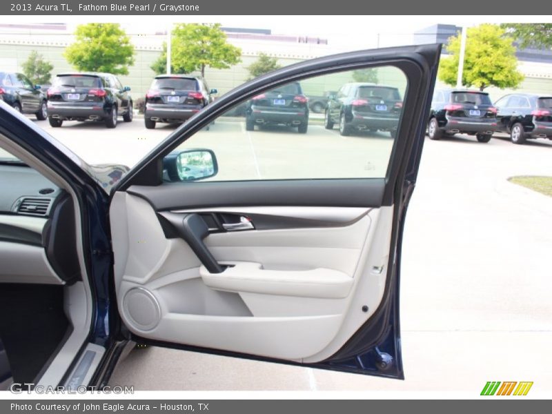 Fathom Blue Pearl / Graystone 2013 Acura TL