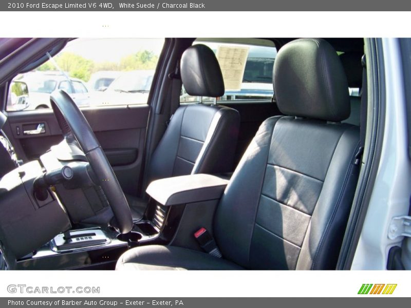 White Suede / Charcoal Black 2010 Ford Escape Limited V6 4WD