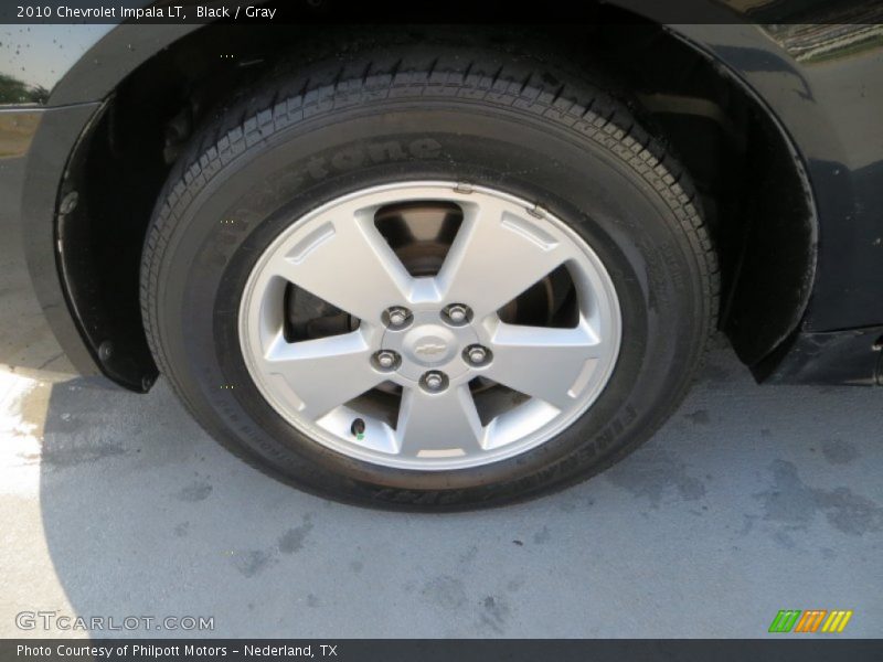 Black / Gray 2010 Chevrolet Impala LT