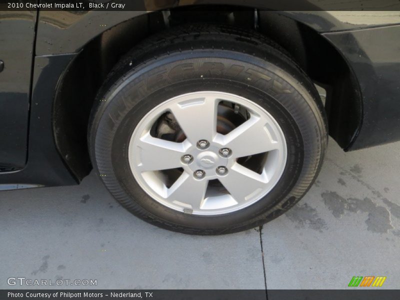 Black / Gray 2010 Chevrolet Impala LT