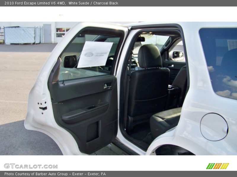 White Suede / Charcoal Black 2010 Ford Escape Limited V6 4WD