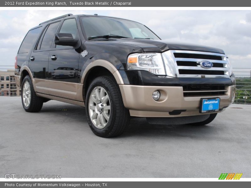 Tuxedo Black Metallic / Chaparral 2012 Ford Expedition King Ranch