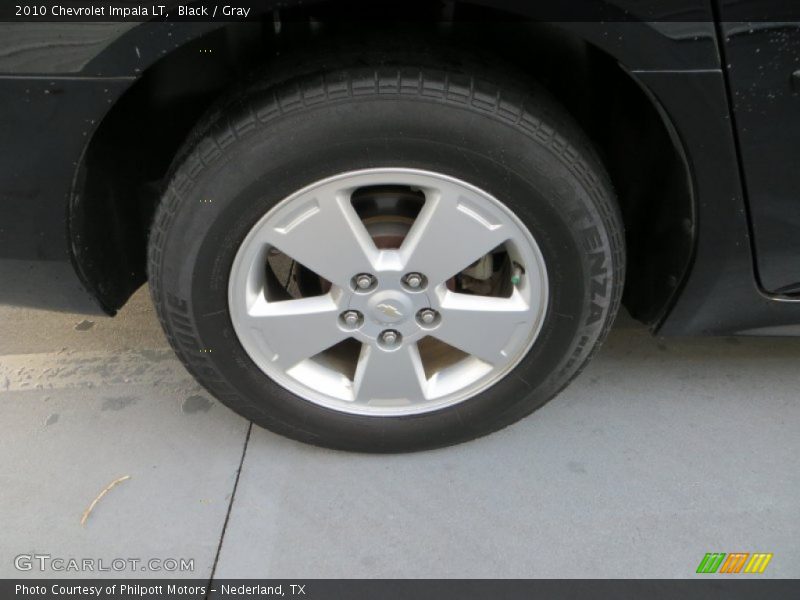 Black / Gray 2010 Chevrolet Impala LT