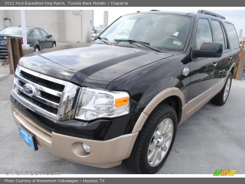 Tuxedo Black Metallic / Chaparral 2012 Ford Expedition King Ranch