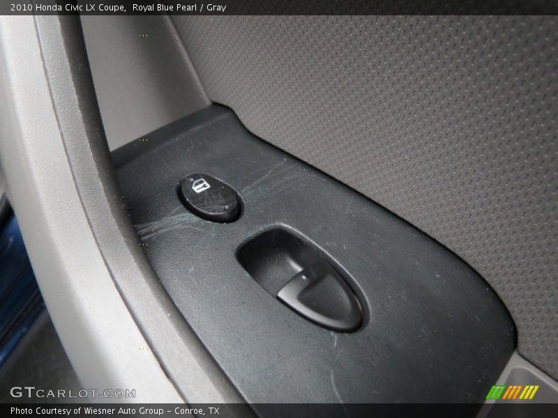 Royal Blue Pearl / Gray 2010 Honda Civic LX Coupe