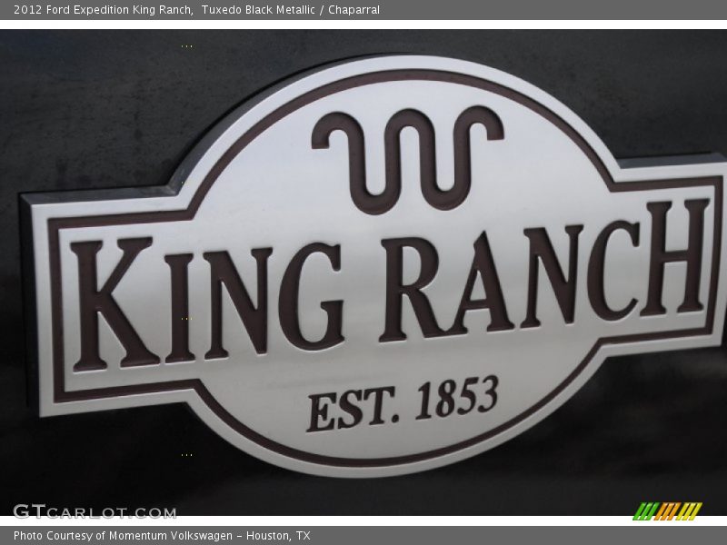 Tuxedo Black Metallic / Chaparral 2012 Ford Expedition King Ranch
