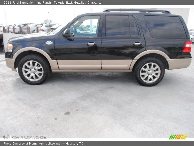 Tuxedo Black Metallic / Chaparral 2012 Ford Expedition King Ranch